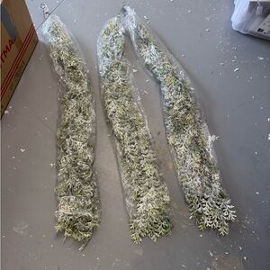 RAZ Imports Iced Cedar 48 inch Garland set of 3 NWT!